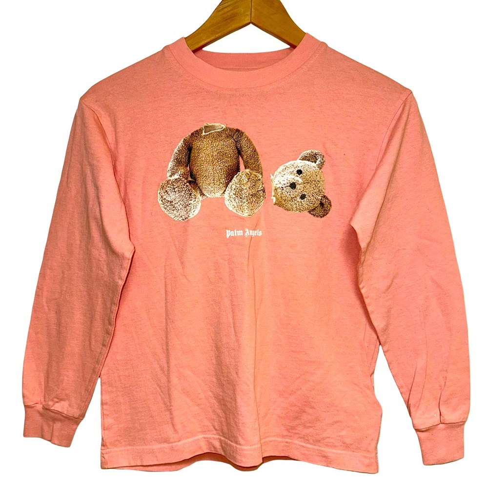 PALM ANGELS LONG SLEEVE T-SHIRT IN PINK